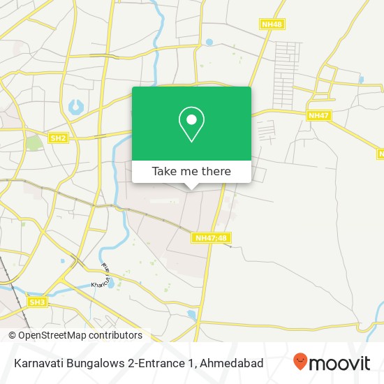 Karnavati Bungalows 2-Entrance 1 map