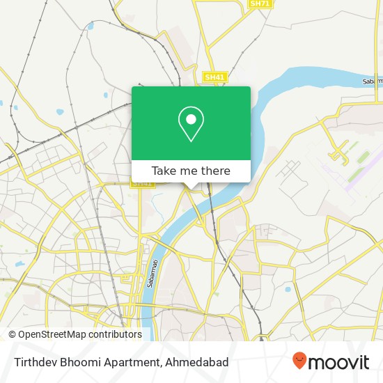 Tirthdev Bhoomi Apartment map