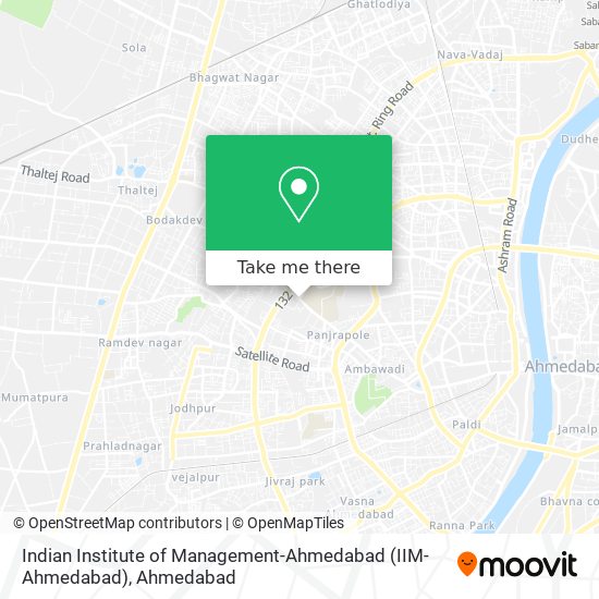 Indian Institute of Management-Ahmedabad (IIM-Ahmedabad) map