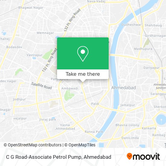 C G Road-Associate Petrol Pump map