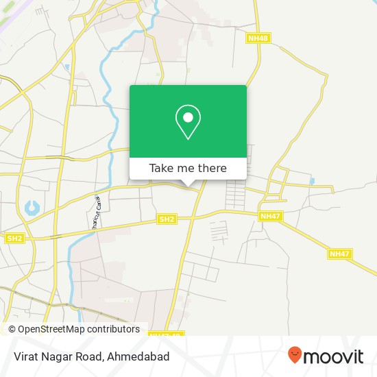 Virat Nagar Road map