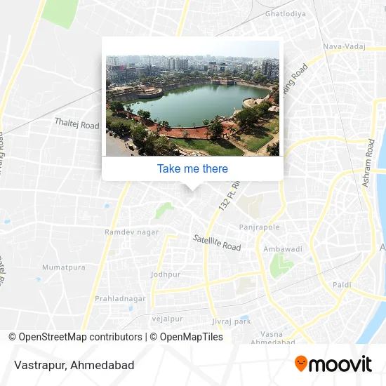 Vastrapur map