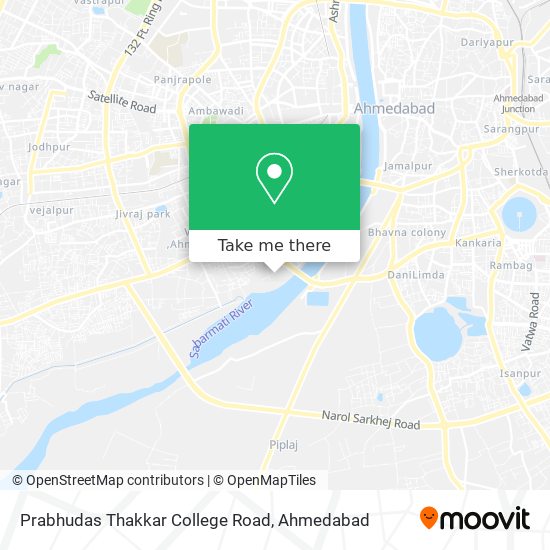 Prabhudas Thakkar College Road map