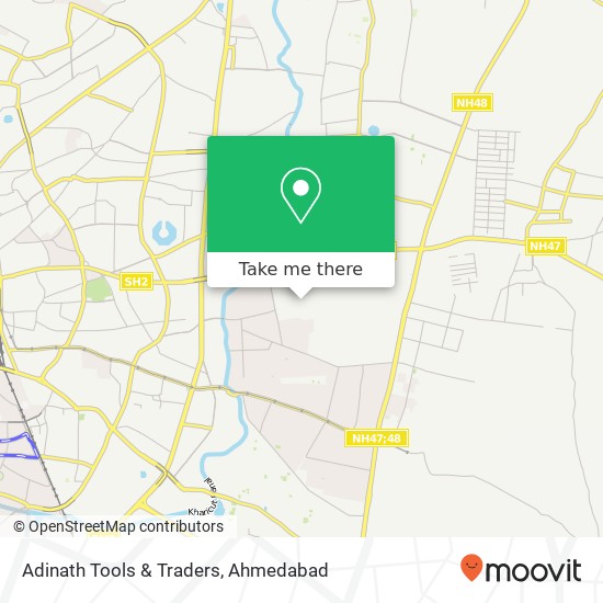 Adinath Tools & Traders map