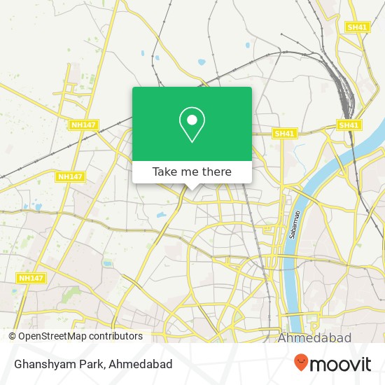 Ghanshyam Park map