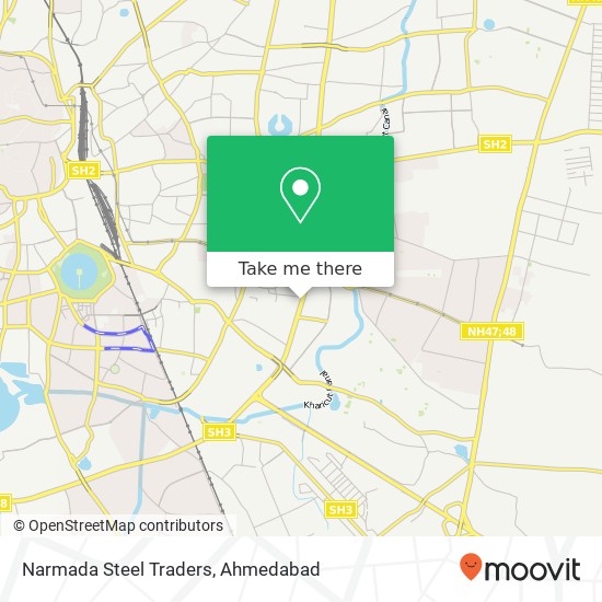 Narmada Steel Traders map