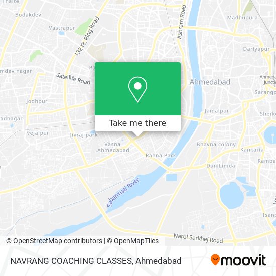 NAVRANG COACHING CLASSES map