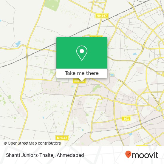 Shanti Juniors-Thaltej map