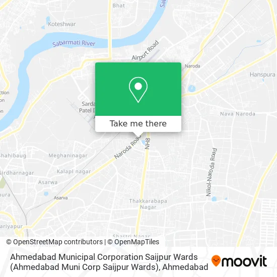 Ward Map Of Ahmedabad How To Get To Ahmedabad Municipal Corporation Saijpur Wards (Ahmedabad Muni  Corp Saijpur Wards) In Hansol By Bus?