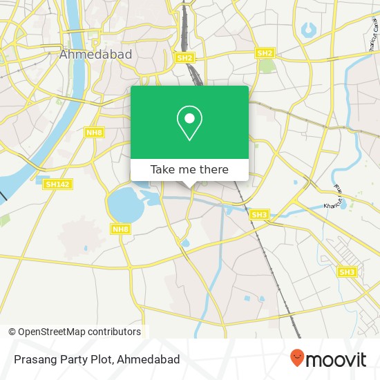 Prasang Party Plot map