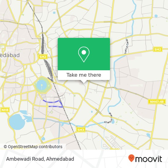 Ambewadi Road map