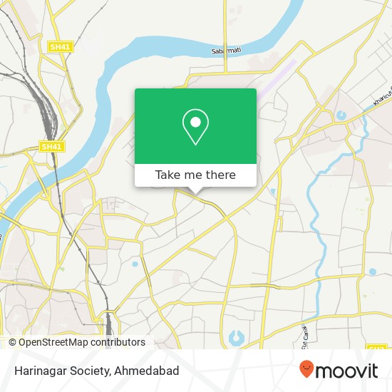 Harinagar Society map