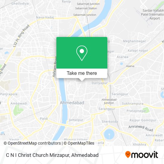 How To Get To C N I Christ Church Mirzapur In Kalupur By Bus