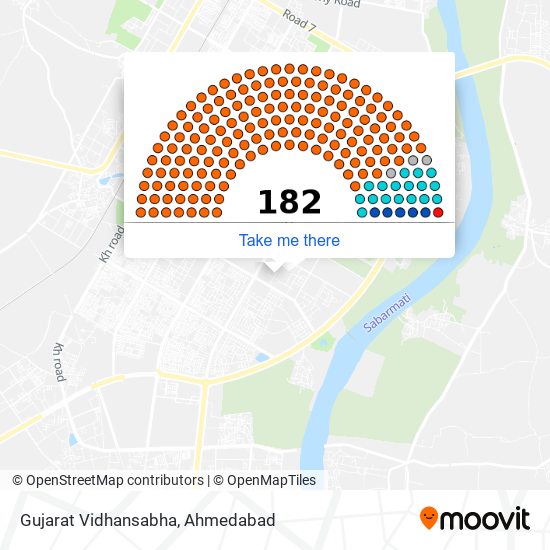 Gujarat Vidhansabha map