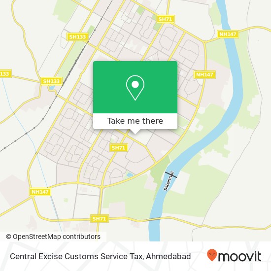 Central Excise Customs Service Tax map
