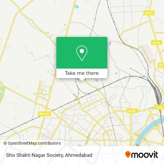 Shiv Shakti Nagar Society map