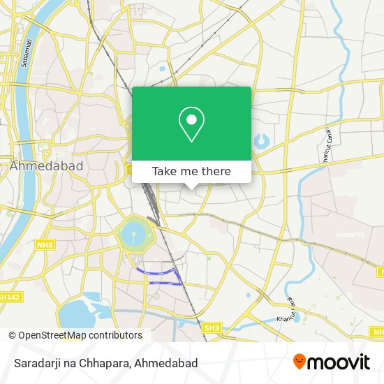 Saradarji na Chhapara map