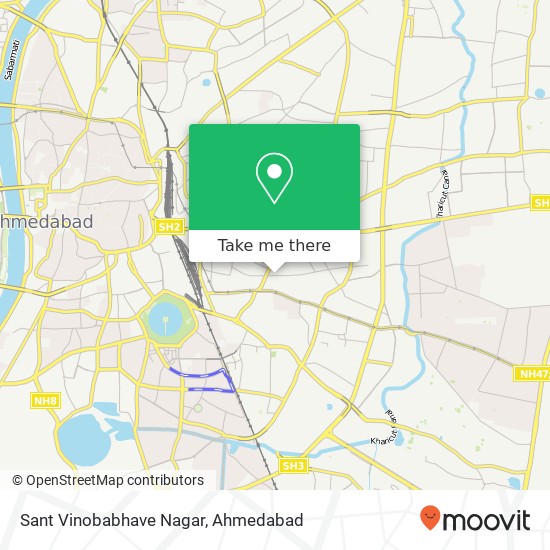 Sant Vinobabhave Nagar map