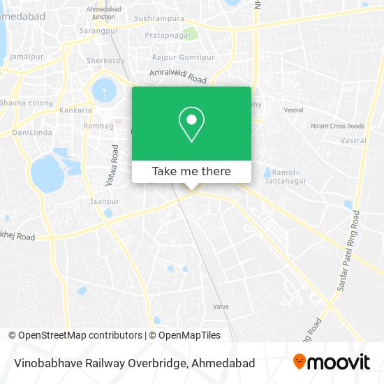Vinobabhave Railway Overbridge map
