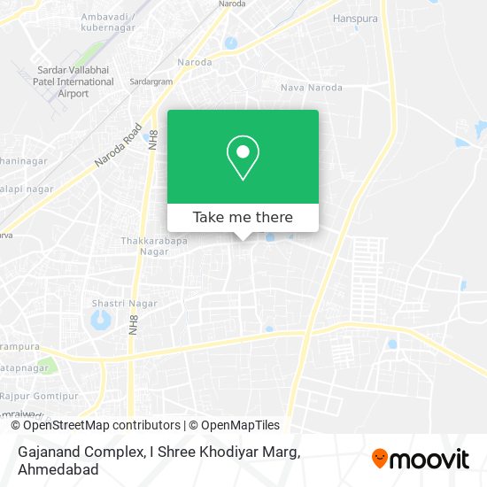 Gajanand Complex, I Shree Khodiyar Marg map