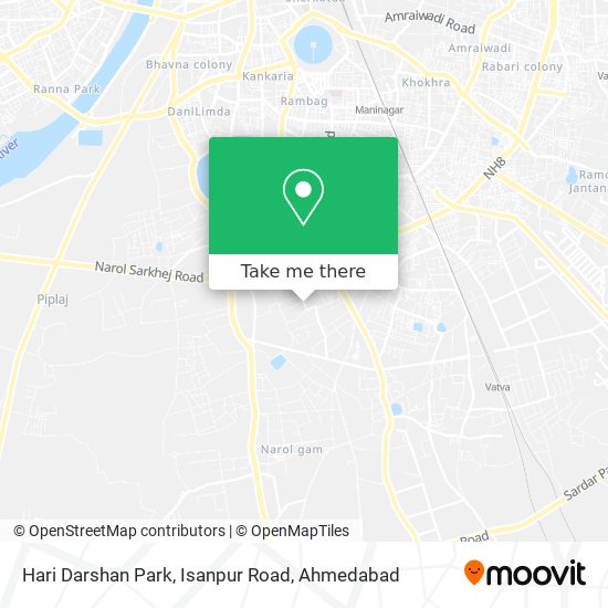 Hari Darshan Park, Isanpur Road map