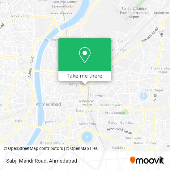 Sabji Mandi Road map