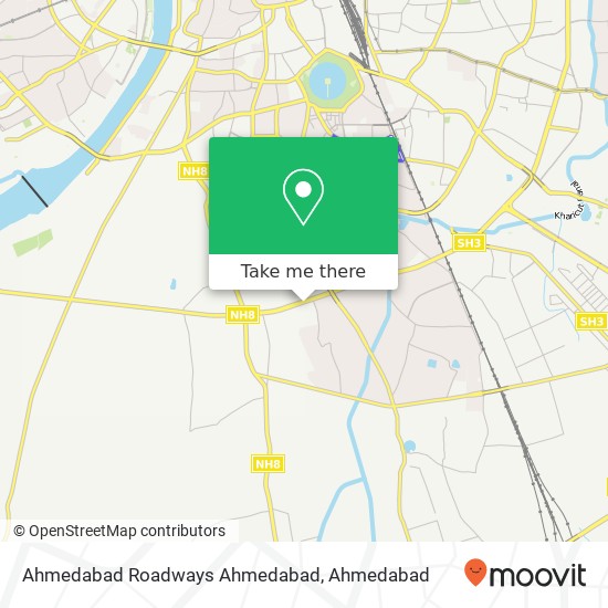 Ahmedabad Roadways Ahmedabad map