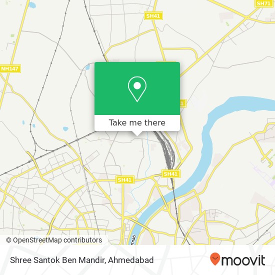Shree Santok Ben Mandir map