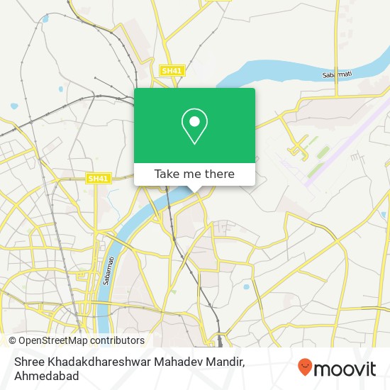 Shree Khadakdhareshwar Mahadev Mandir map