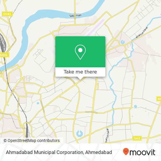 Ahmadabad Municipal Corporation map