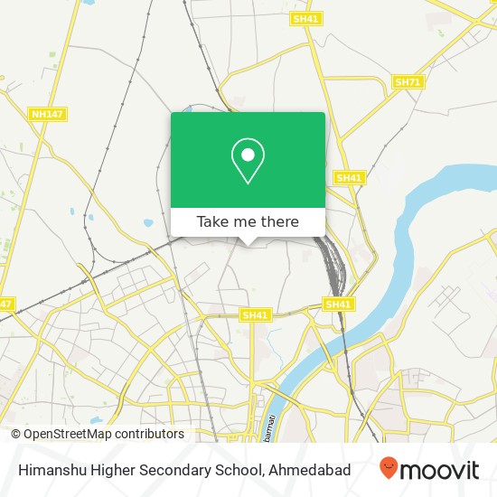 Himanshu Higher Secondary School map