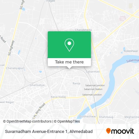 Suvarnadham Avenue-Entrance 1 map