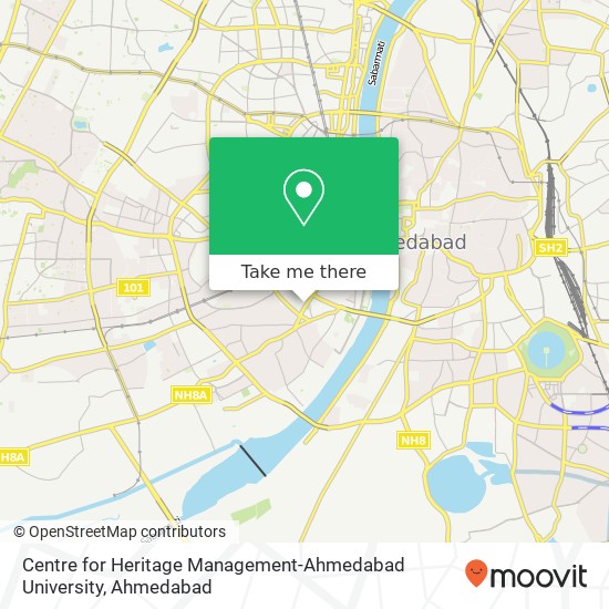Centre for Heritage Management-Ahmedabad University map