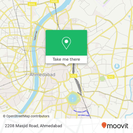 2208 Masjid Road map