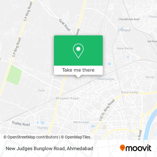 New Judges Bunglow Road map