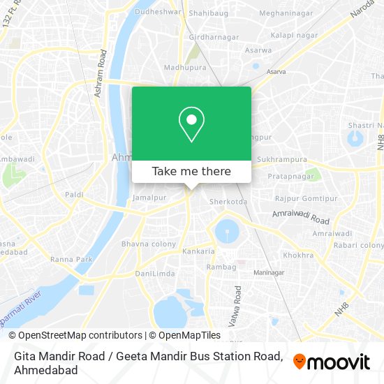 Gita Mandir Road / Geeta Mandir Bus Station Road map