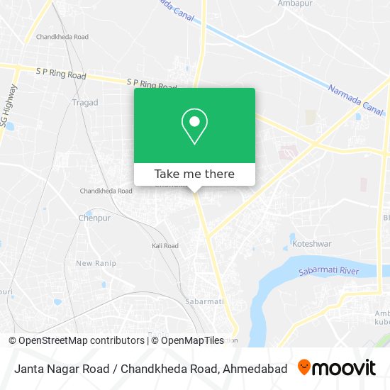 Janta Nagar Road / Chandkheda Road map