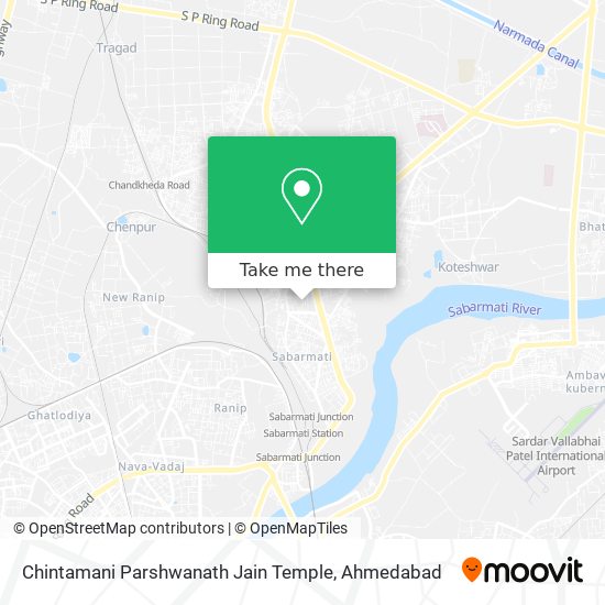 Chintamani Parshwanath Jain Temple map