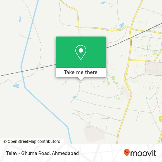 Telav - Ghuma Road map