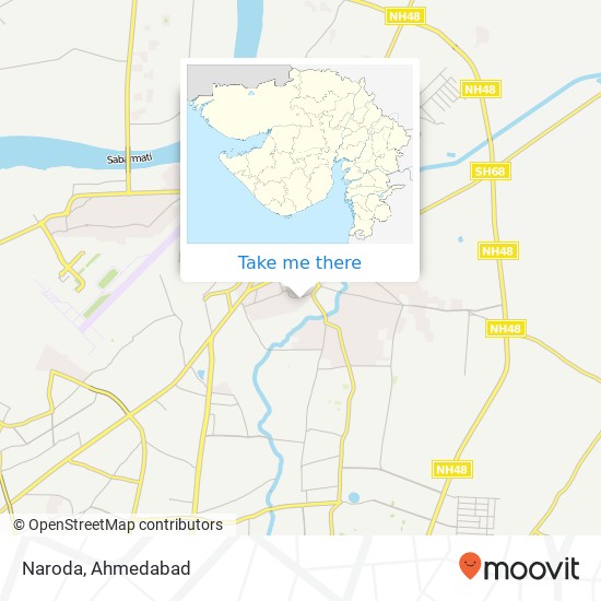 Naroda map