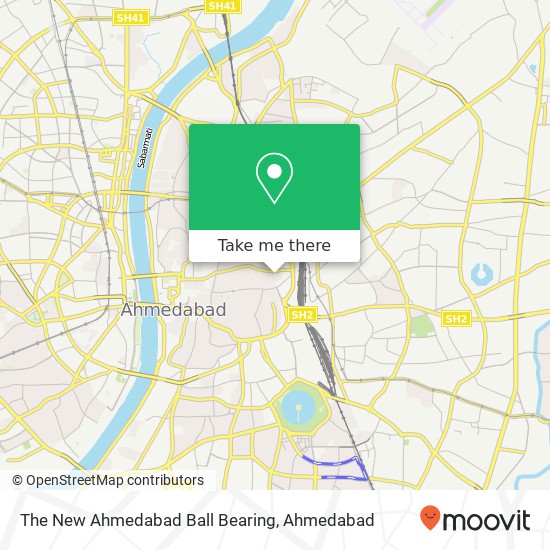 The New Ahmedabad Ball Bearing map