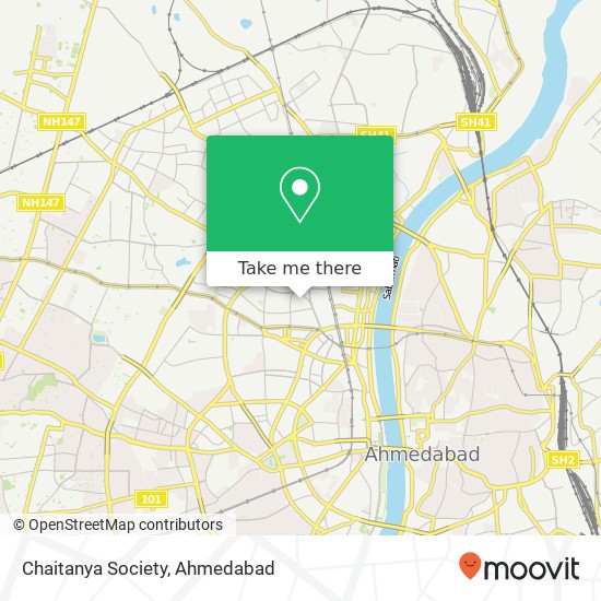 Chaitanya Society map