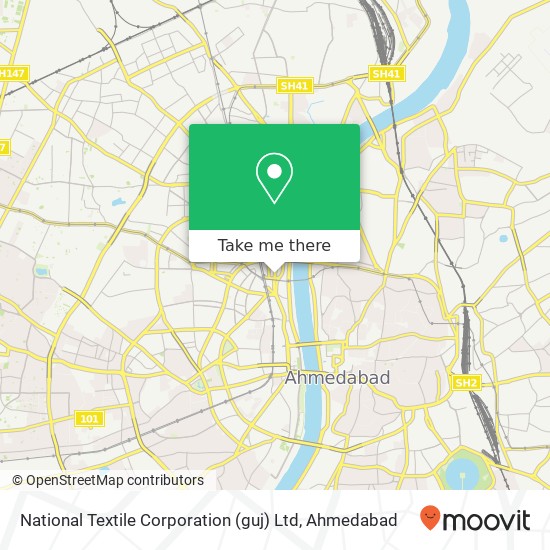 National Textile Corporation (guj) Ltd map