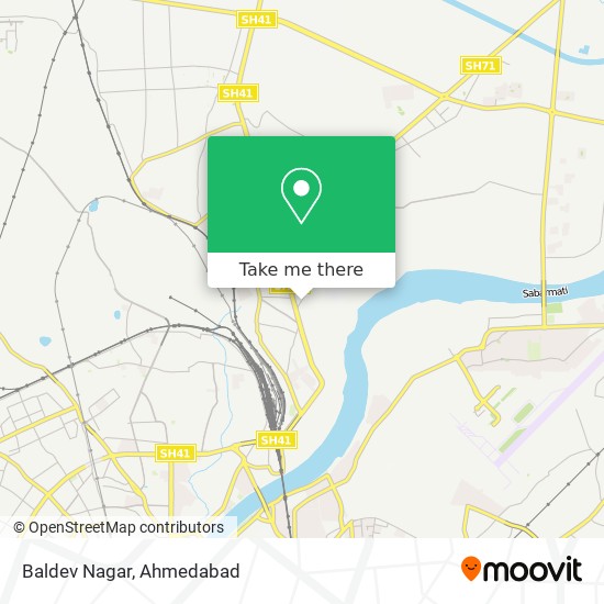 Baldev Nagar map
