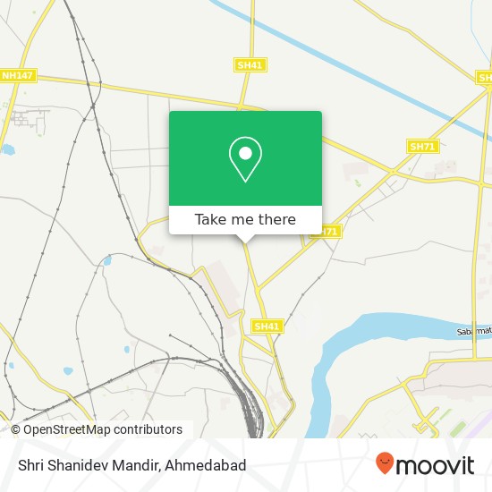 Shri Shanidev Mandir map