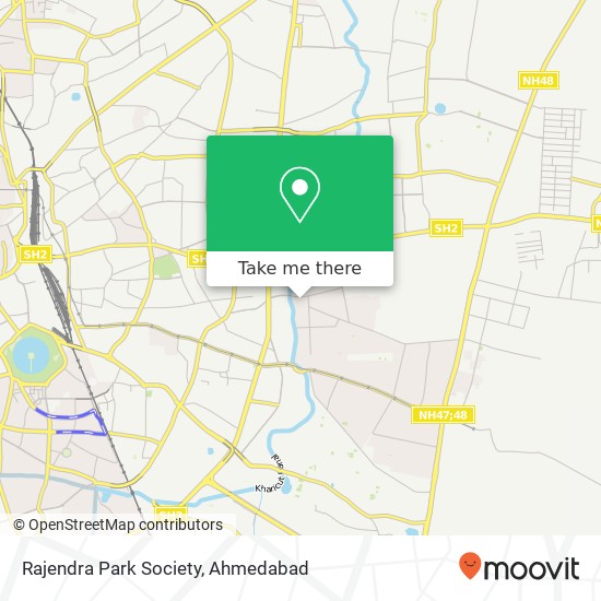 Rajendra Park Society map