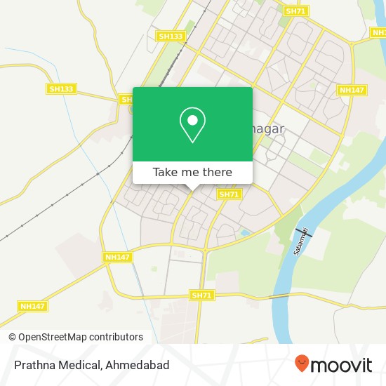 Prathna Medical map