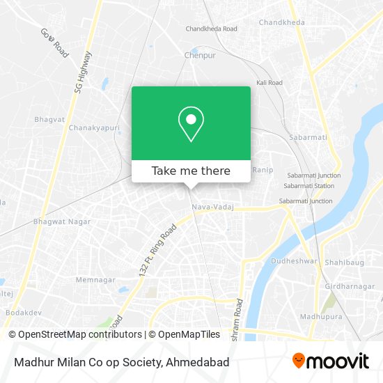 Madhur Milan Co op Society map