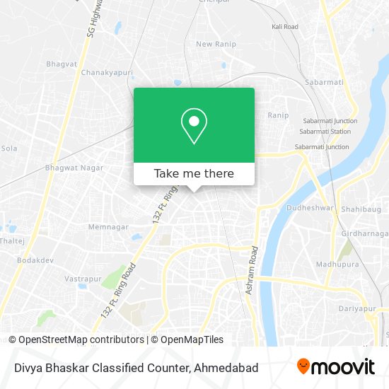 Divya Bhaskar Classified Counter map