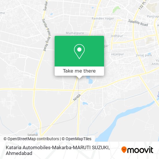 Kataria Automobiles-Makarba-MARUTI SUZUKI map